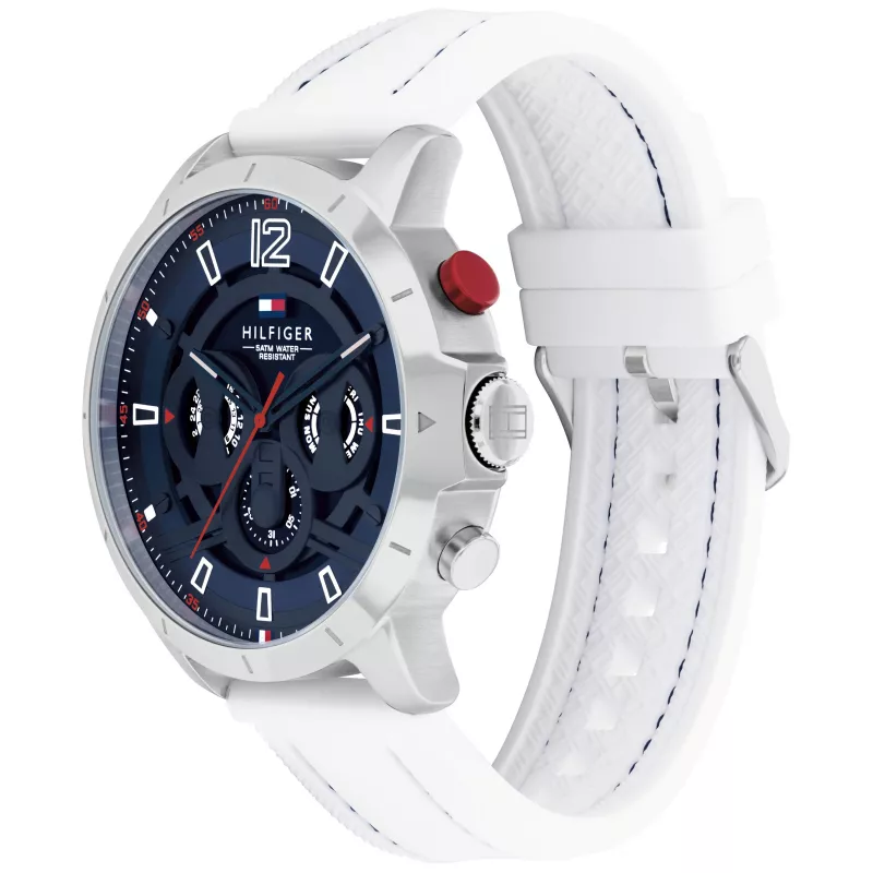 Zegarek męski Tommy Hilfiger 1792148 46mm Stal nierdzewna Niebieska tarcza
