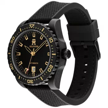 Zegarek męski Tommy Hilfiger 1792159 42mm Niebieska tarcza Brązowa skóra
