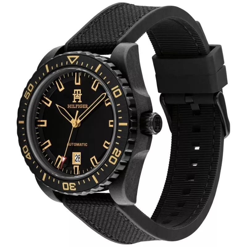Zegarek męski Tommy Hilfiger 1792159 42mm Niebieska tarcza Brązowa skóra