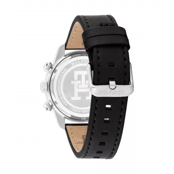 Zegarek męski Tommy Hilfiger 1792162 41mm Stal nierdzewna Niebieska tarcza Brązowa skóra