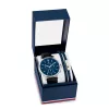 Zegarek męski Tommy Hilfiger 2770161 - 44 mm, niebieska tarcza, bransoleta ze stali szlachetnej