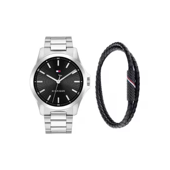 Zegarek męski Tommy Hilfiger 2770191 43mm Stal nierdzewna Niebieska tarcza