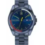 Zegarek męski Tommy Hilfiger TH1791689 44mm Niebieska tarcza Brązowy pasek skórzany