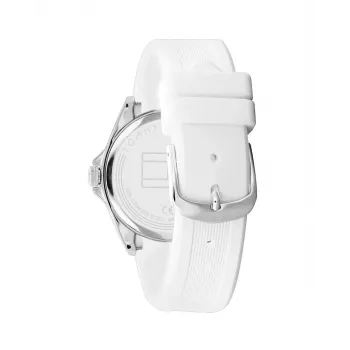 Tommy Hilfiger Pippa Damski Zegarek Kwarcowy 1782478 - 38mm Stal Szlachetna w Kolorze Złotym, Biała Tarcza