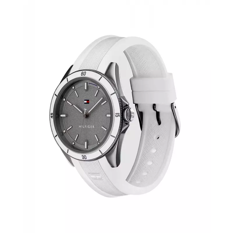 Tommy Hilfiger Pippa Damski Zegarek Kwarcowy 1782478 - 38mm Stal Szlachetna w Kolorze Złotym, Biała Tarcza