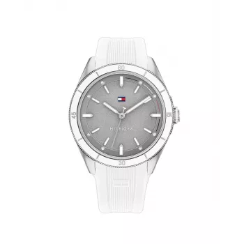 Tommy Hilfiger Pippa Damski Zegarek Kwarcowy 1782478 - 38mm Stal Szlachetna w Kolorze Złotym, Biała Tarcza