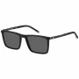 TOMMY HILFIGER TH-2077-S-807 Okulary przeciwsłoneczne męskie, czarna oprawka, szare szkła, 55/19/145 mm