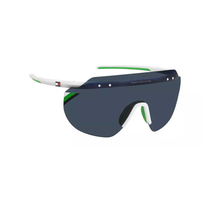 Okulary przeciwsłoneczne Tommy Hilfiger TH1804S07RKU dla mężczyzn - czarna oprawka, szare szkła 99/01/140 mm
