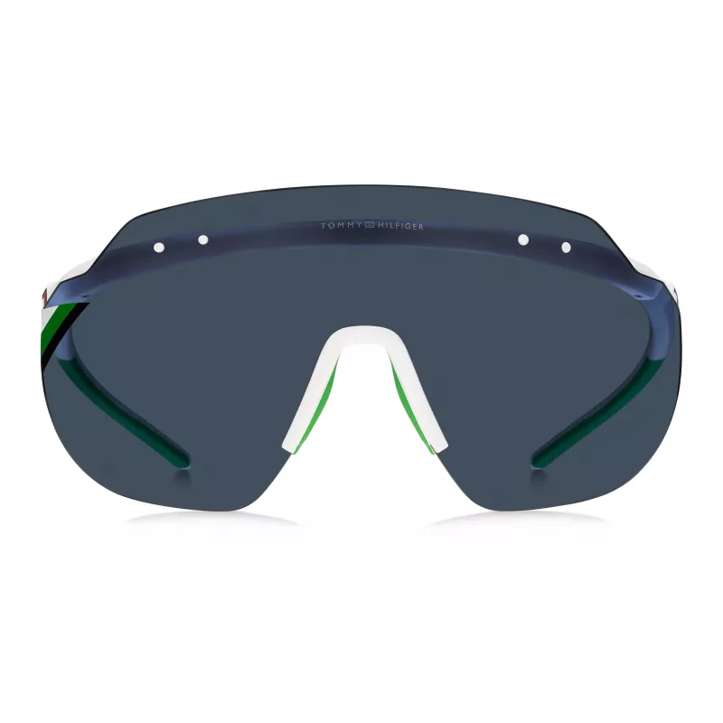 Okulary przeciwsłoneczne Tommy Hilfiger TH1804S07RKU dla mężczyzn - czarna oprawka, szare szkła 99/01/140 mm