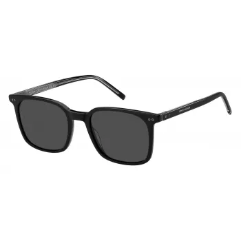 TOMMY HILFIGER TH1938S80753I Okulary przeciwsłoneczne unisex 53/14/145 mm Czarna oprawka Szare szkła