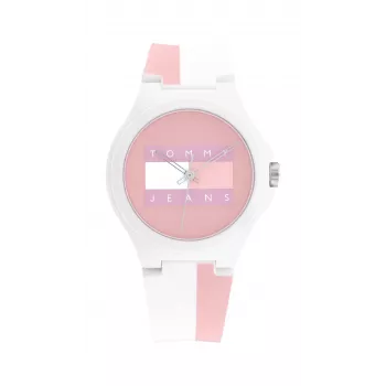 TOMMY HILFIGER Zegarek Unisex 1720026 40 mm Niebieski Pasek Silikonowy