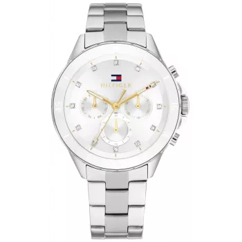 Zegarek Tommy Hilfiger Unisex 1782707 40mm Stal nierdzewna Siatka Niebieska Tarcza