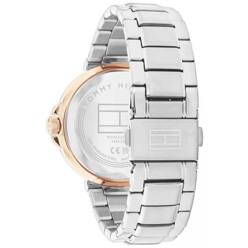 Tommy Hilfiger Unisex Watch 1782754 38mm Stainless Steel Leather Blue