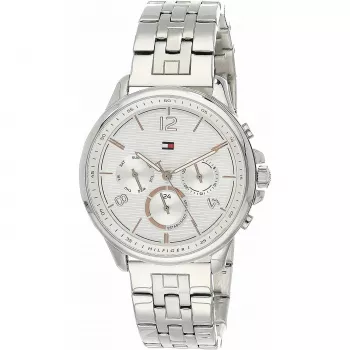 Zegarek Tommy Hilfiger Damski 1782222 Kwarcowy Analogowy 38mm Stal nierdzewna Siatka Niebieska Tarcza