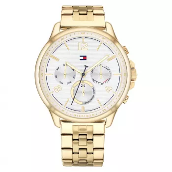 Zegarek Tommy Hilfiger 1782223 Kwarcowy Analogowy 38mm Srebrny Stal nierdzewna Siatka