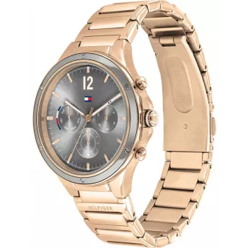 Zegarek Tommy Hilfiger Damski 1782277 Kwarcowy 38mm Srebrny Stal nierdzewna Mesh