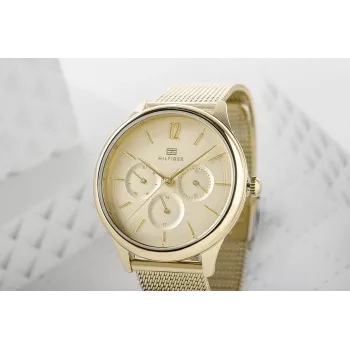 Zegarek Tommy Hilfiger 1782458 Kwarcowy Analogowy 38mm Srebrny Stal Nierdzewna