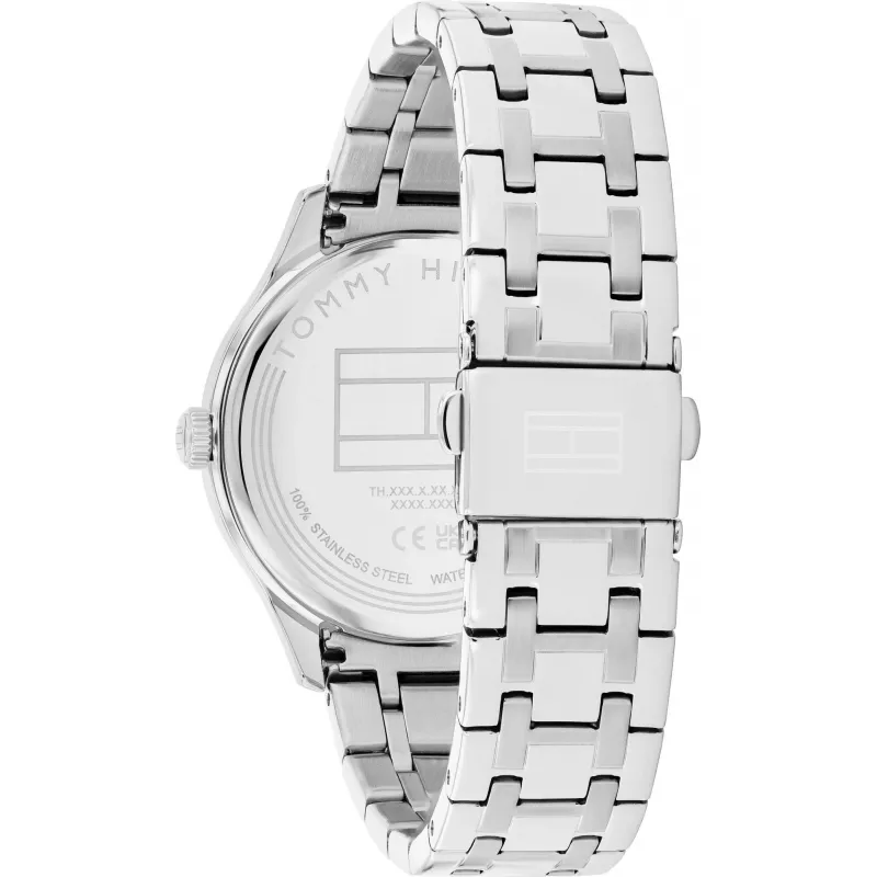 Zegarek Tommy Hilfiger Ari dla kobiet, kwarcowy, analogowy, 38 mm, srebrna stal nierdzewna 1782749