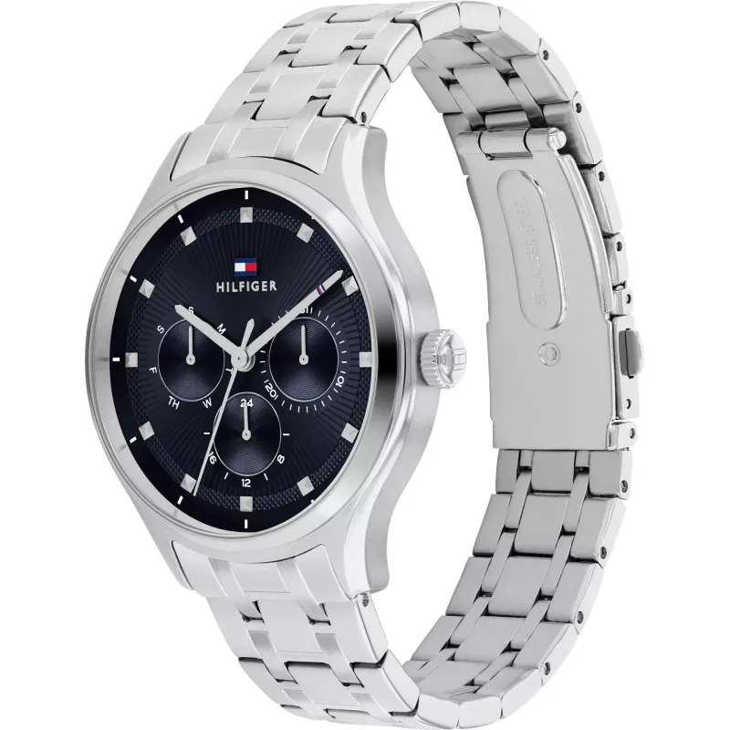 Zegarek Tommy Hilfiger Ari dla kobiet, kwarcowy, analogowy, 38 mm, srebrna stal nierdzewna 1782749