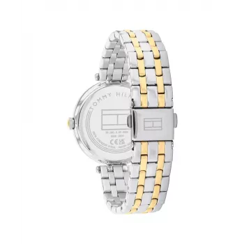 Zegarek Tommy Hilfiger Blake 1782760 dla kobiet, kwarcowy, analogowy, 34 mm, srebrny, stal nierdzewna, siateczka
