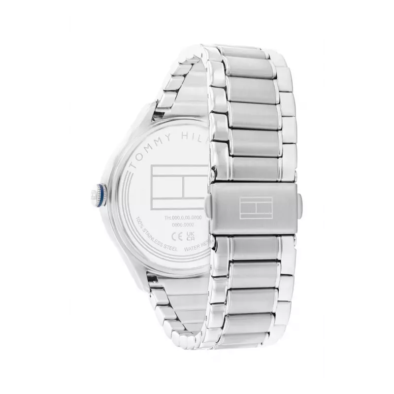 Zegarek Tommy Hilfiger Blake damski kwarcowy analogowy 40mm srebrny stal nierdzewna mesh 1782657