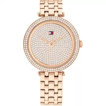 Zegarek Tommy Hilfiger Casey dla kobiet, kwarcowy, analogowy, 1782761, 33 mm, srebrna stal nierdzewna