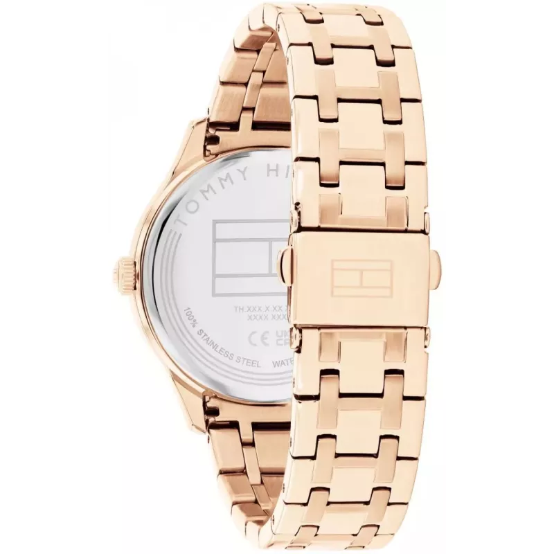 Zegarek Tommy Hilfiger Pippa damski kwarcowy analogowy 38mm srebrny stal nierdzewna 1782752