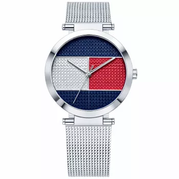 Zegarek Tommy Hilfiger Pippa Quartz 1781866 39mm Srebrny Stal Nierdzewna Siatka