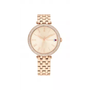 Zegarek Tommy Hilfiger Damski Pippa Kwarcowy 1782721 34mm Srebrny Stal Nierdzewna