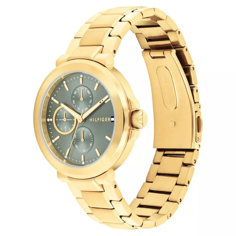 Zegarek Tommy Hilfiger Damski Pippa Kwarcowy 1782755 38mm Srebrna Tarcza Dwukolorowa Stal Nierdzewna