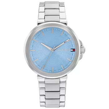 Zegarek Tommy Hilfiger Pippa Kwarcowy Damski 1782777 34mm Srebrna Stal Nierdzewna Siatka