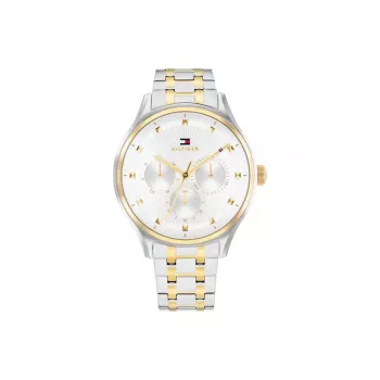 Zegarek Tommy Hilfiger Pippa dla kobiet kwarcowy 38mm biały silikon