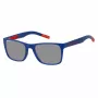 TOMMY JEANS TJ-0045-S-8RU Unisex Okulary Przeciwsłoneczne - Czarna Oprawka Szare Szkła 52/19/140 mm