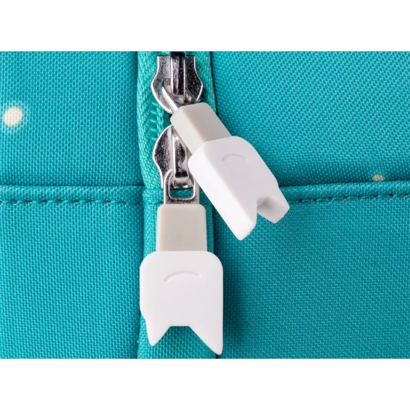 Tonies Carrying Case for Toniebox and Tonies Figures - Turquoise - Zipper Closure - Polyester/PET - Child-Friendly Design