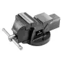 TOPEX Locksmith Vice 100 mm Swivel Base Grey Cast Iron