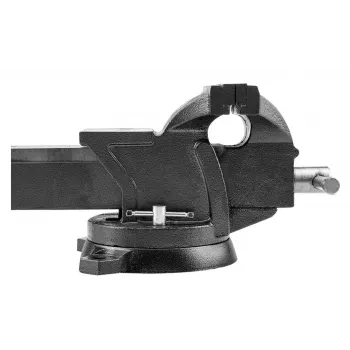 TOPEX Swivel Locksmith Vise 125 mm z obrotową podstawą 360° i kowadłem