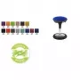 Topstar Sitness SI69 G20 ergonomiczny stołek stojący, regulacja wysokości 43-56 cm, czarne siedzisko z poliolefiny, gumowana okrągła podstawa, testowany GS