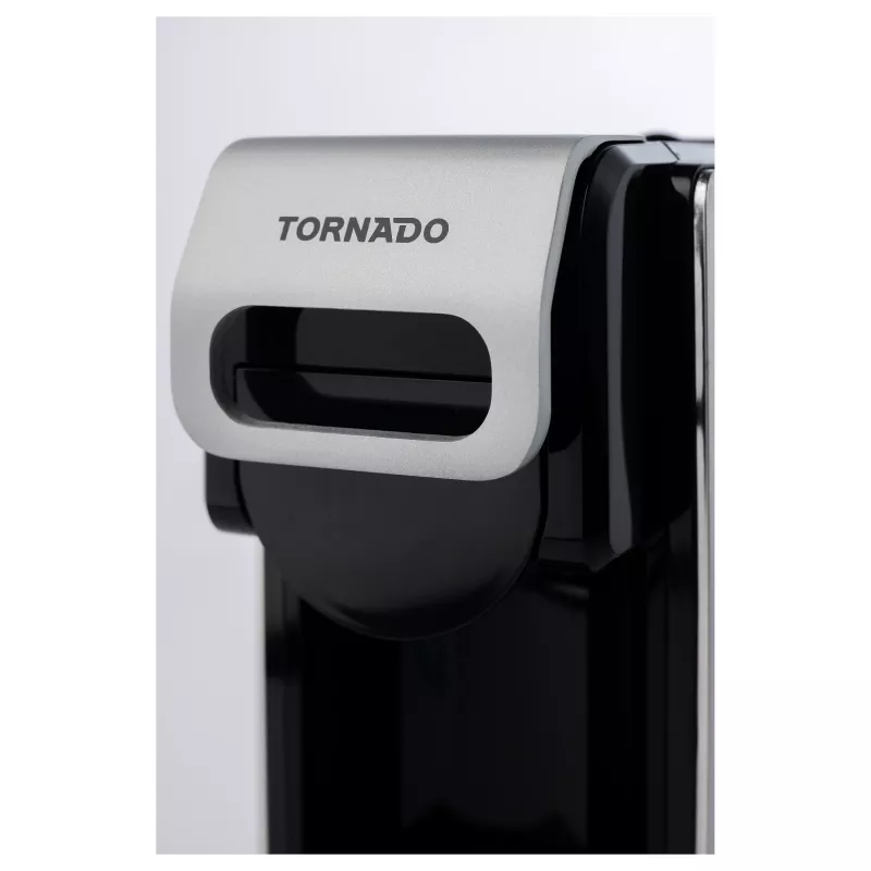 TORNADO TST-550-GS 7-in-1 Coffee Machine (15 Bar, Automatic Milk Frother, 1.2L Water Tank, Black/Silver)