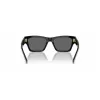 Okulary przeciwsłoneczne Tory Burch TY7207U200487 damskie, kocie oko – przezroczysta brązowa oprawka, brązowe soczewki gradientowe, 53 mm