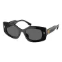 Okulary przeciwsłoneczne Tory Burch Damskie Butterfly Cat Eye TY7202U170973 Dark Havana Brązowy Gradient 50mm