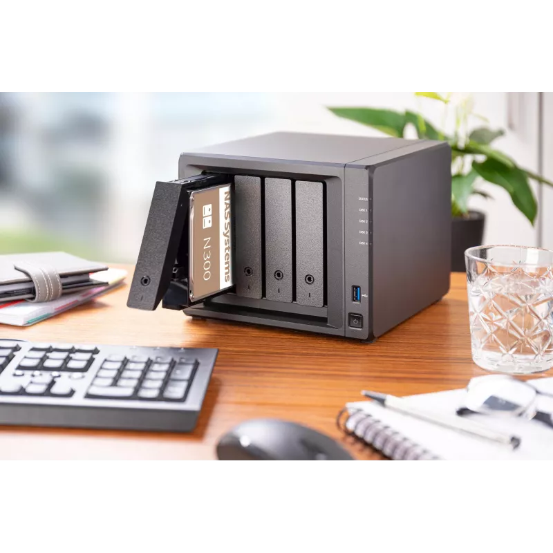 Toshiba N300 NAS 4TB wewnętrzny dysk twardy 3,5 cala SATA 6Gb/s 7200RPM 128MB Cache