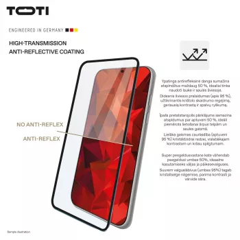 TOTI PREMIUM 3D hartowane szkło ochronne Full Cover do Samsung Galaxy S25 Ultra