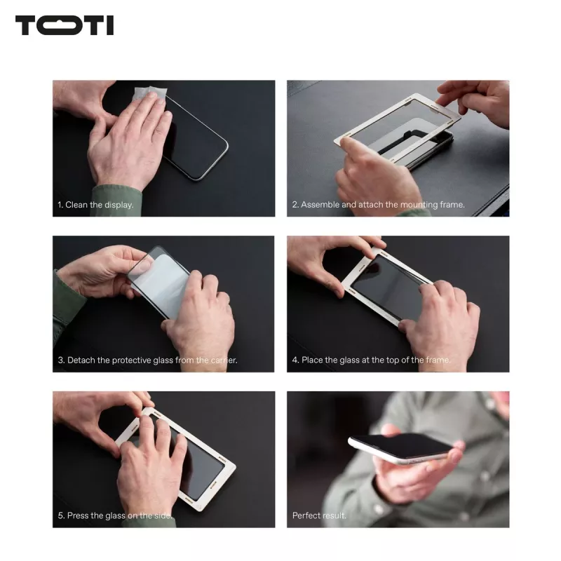 TOTI PREMIUM 3D hartowane szkło ochronne Full Cover do Samsung Galaxy S25 Ultra