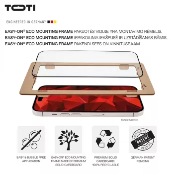 TOTI PREMIUM 3D hartowane szkło ochronne Full Cover do Samsung Galaxy S25 Ultra