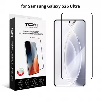 TOTI PREMIUM Tempered Glass 2.5D Screen Protector Full Cover do Samsung Galaxy S26 Ultra