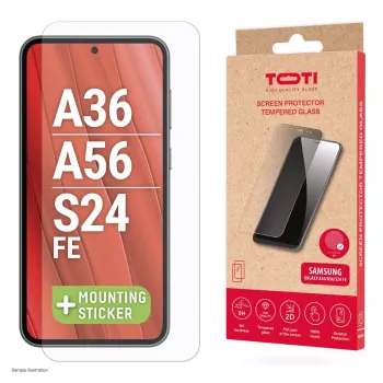 TOTI Tempered Glass 2D Screen Protector for Samsung Galaxy A37/A57/A36/A56/S24 FE/S25 FE