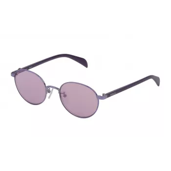 Okulary przeciwsłoneczne TOUS STO393-5008RB Kobieta Brąz Havana Acetate Kształt kwadratowy UV400