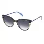 TOUS STOA94-550U62 Okulary przeciwsłoneczne damskie Havana Brązowy Gradient 55mm