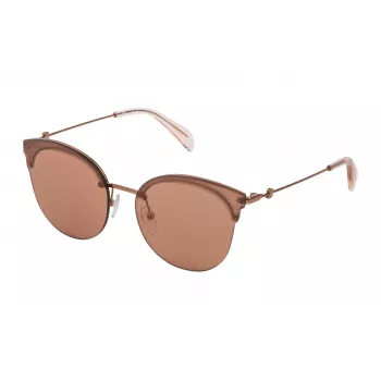 Okulary przeciwsłoneczne TOUS STO370V 8FCG Damskie Oprawka Acetatowa Soczewki Gradient Brąz 59mm