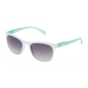 Okulary przeciwsłoneczne TOUS STO912-536G7M Damskie Havana Acetat Kwadratowe z Brązowymi Soczewkami Gradientowymi